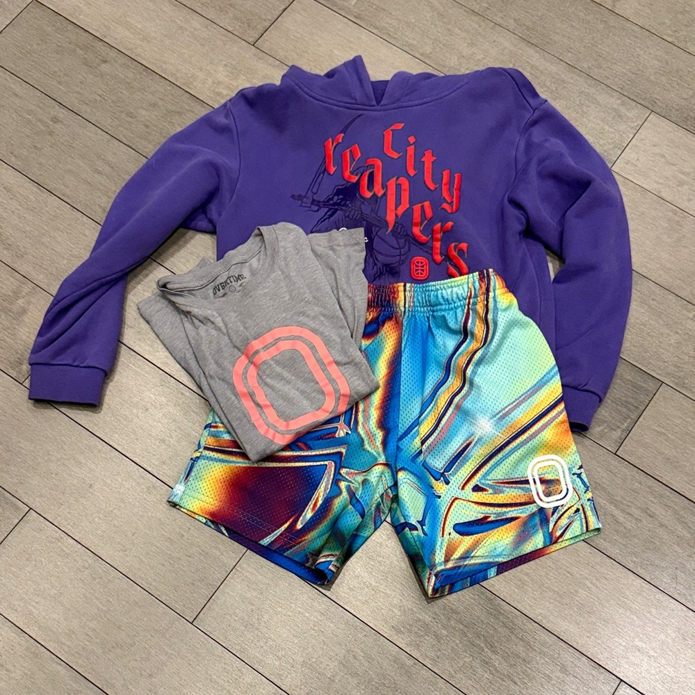 City Reapers Kids Set - Purple, Gray, and Multicolor